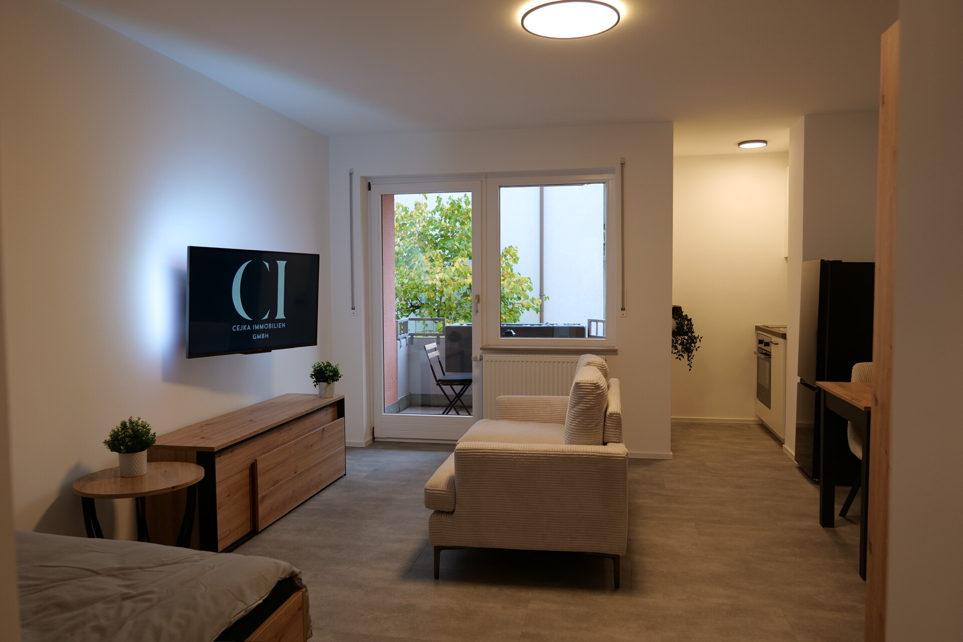 Bild - Reserviert - Modernes 1-Zimmer-Apartment (vollmöbliert) in zentraler Lage